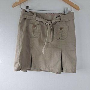 Uniform Skort School @ Class Tan Pleated Girls 10 Plus